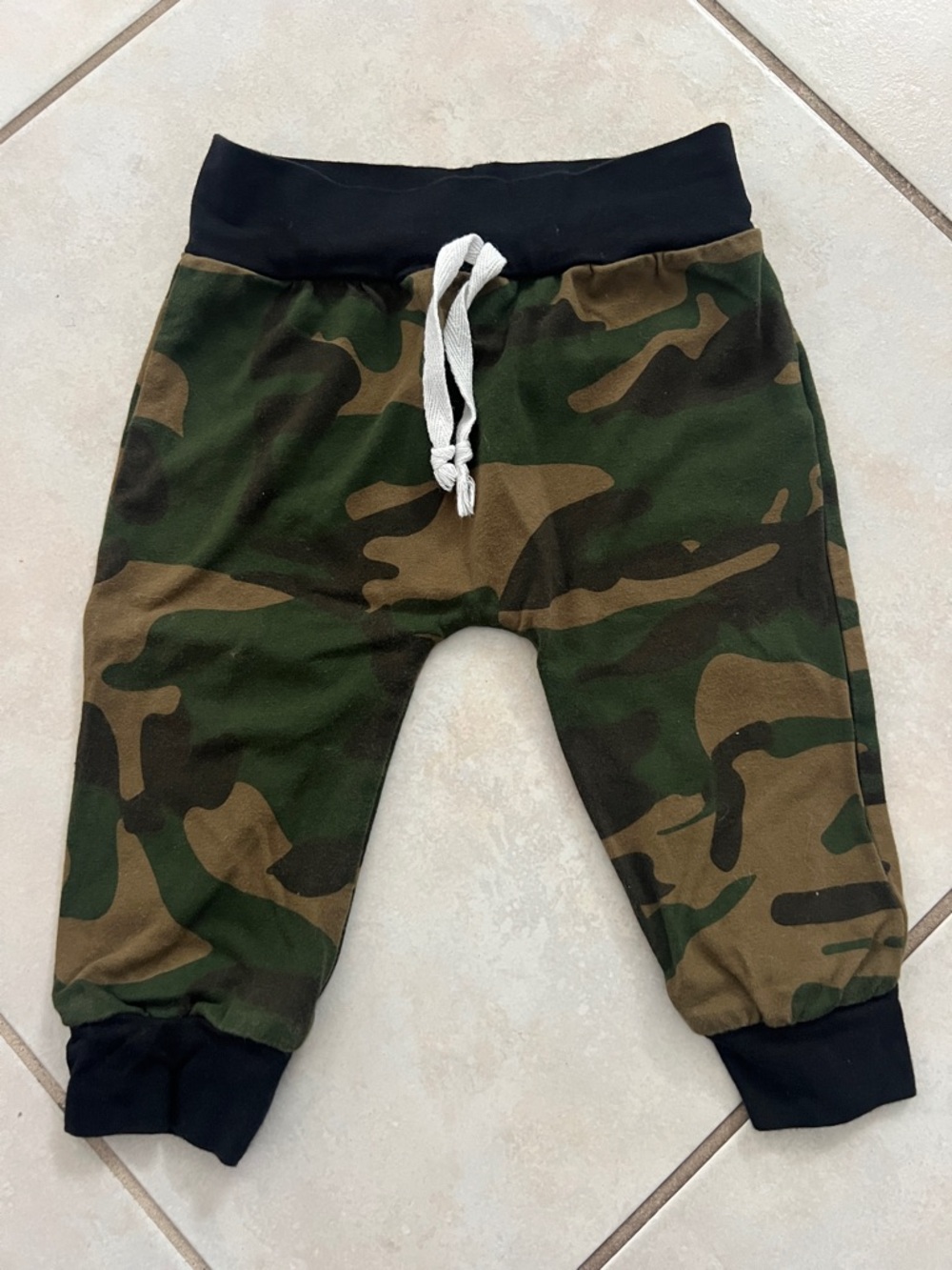 Kids Camo Jogger Pants with Elastic Waist